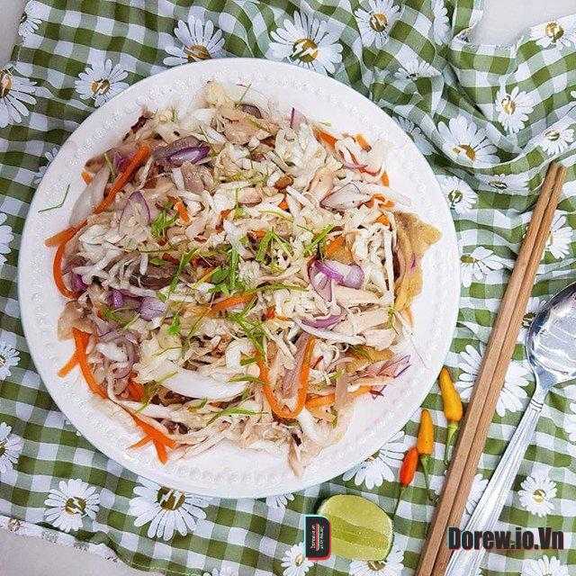 Gỏi gà bắp cải thành phẩm