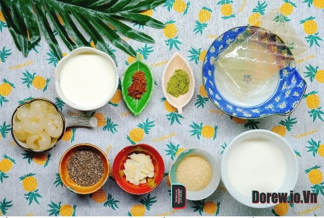 Nguyên Liệu Làm Khúc Bạch Vải