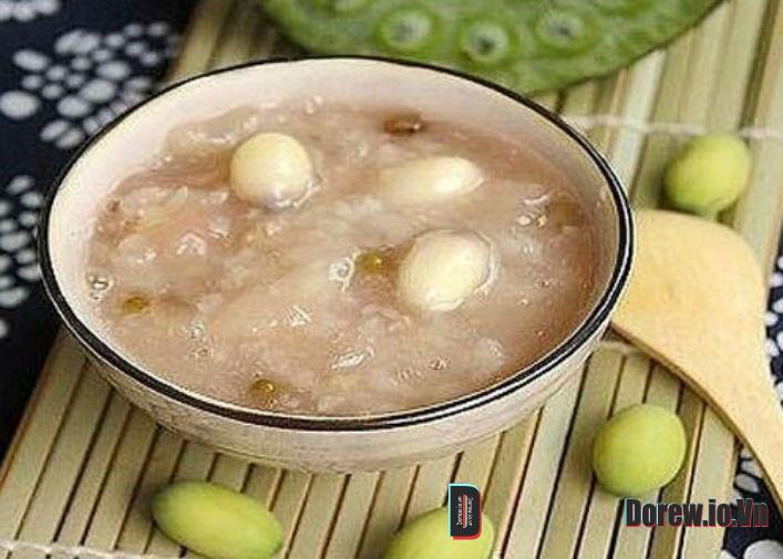 Cháo hạt sen long nhãn