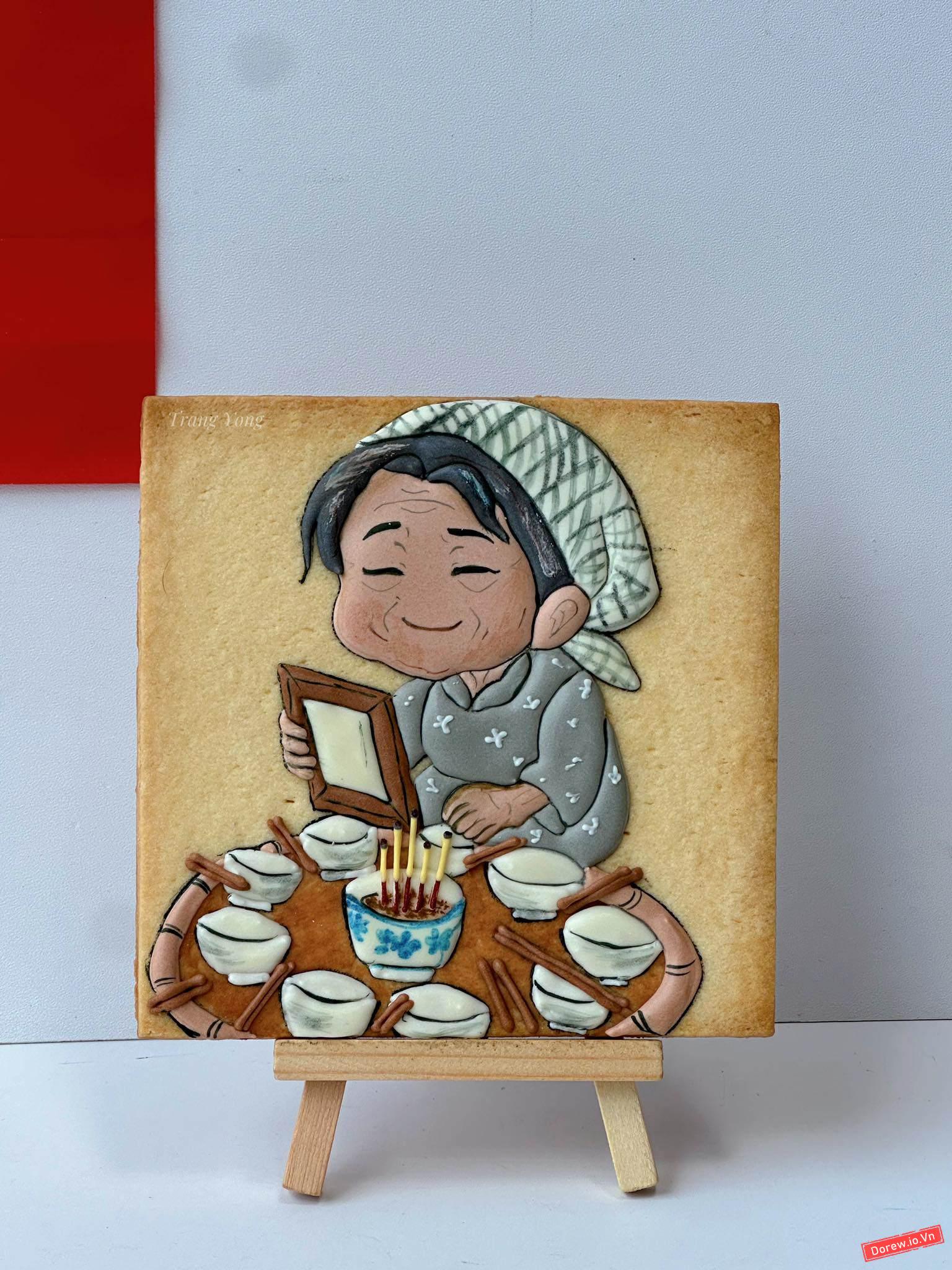 Bánh quy chủ đề 50 năm thống nhất đất nước