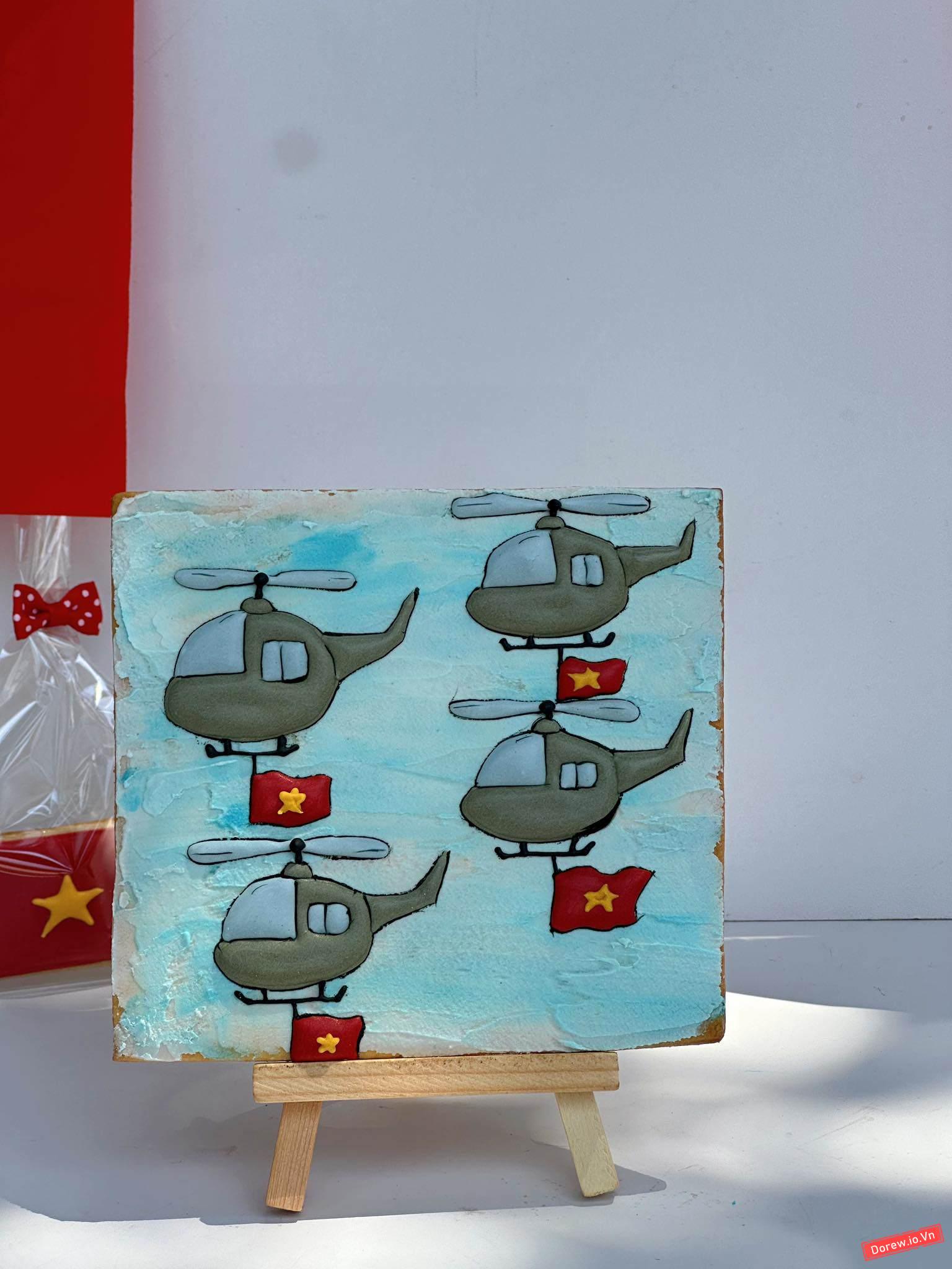 Bánh quy chủ đề 50 năm thống nhất đất nước