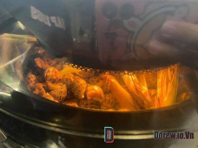 Ốc hương đã nướng xong