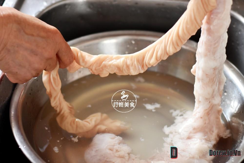 Sơ chế lòng heo 2