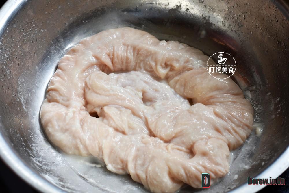 Sơ chế lòng heo 4