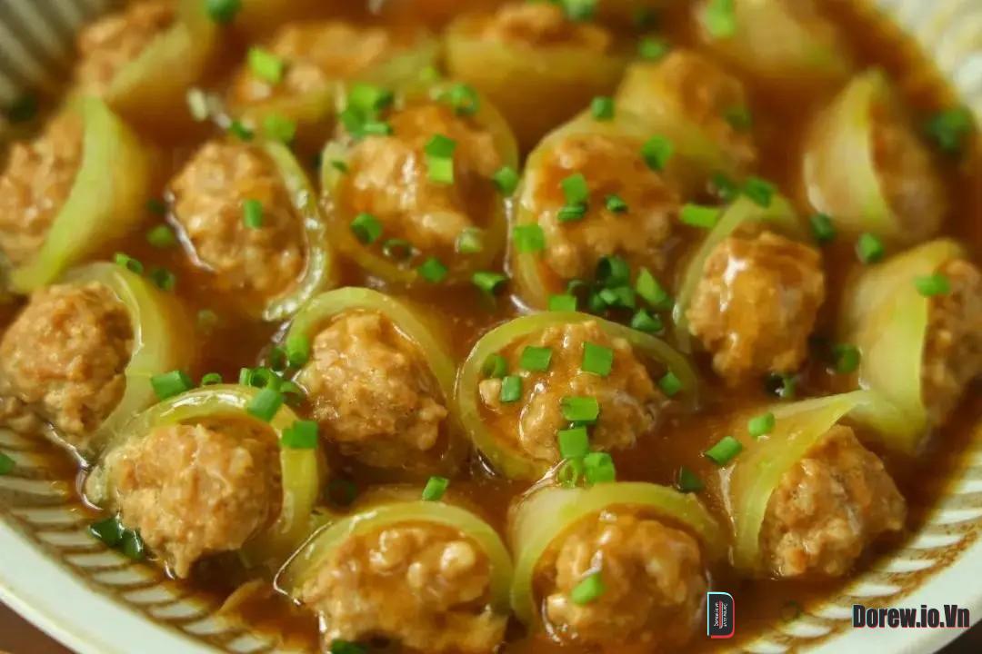 Bí đao cuộn thịt 1