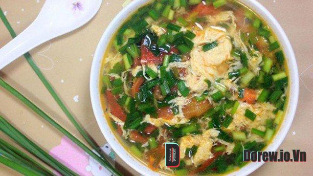 Canh trứng hành