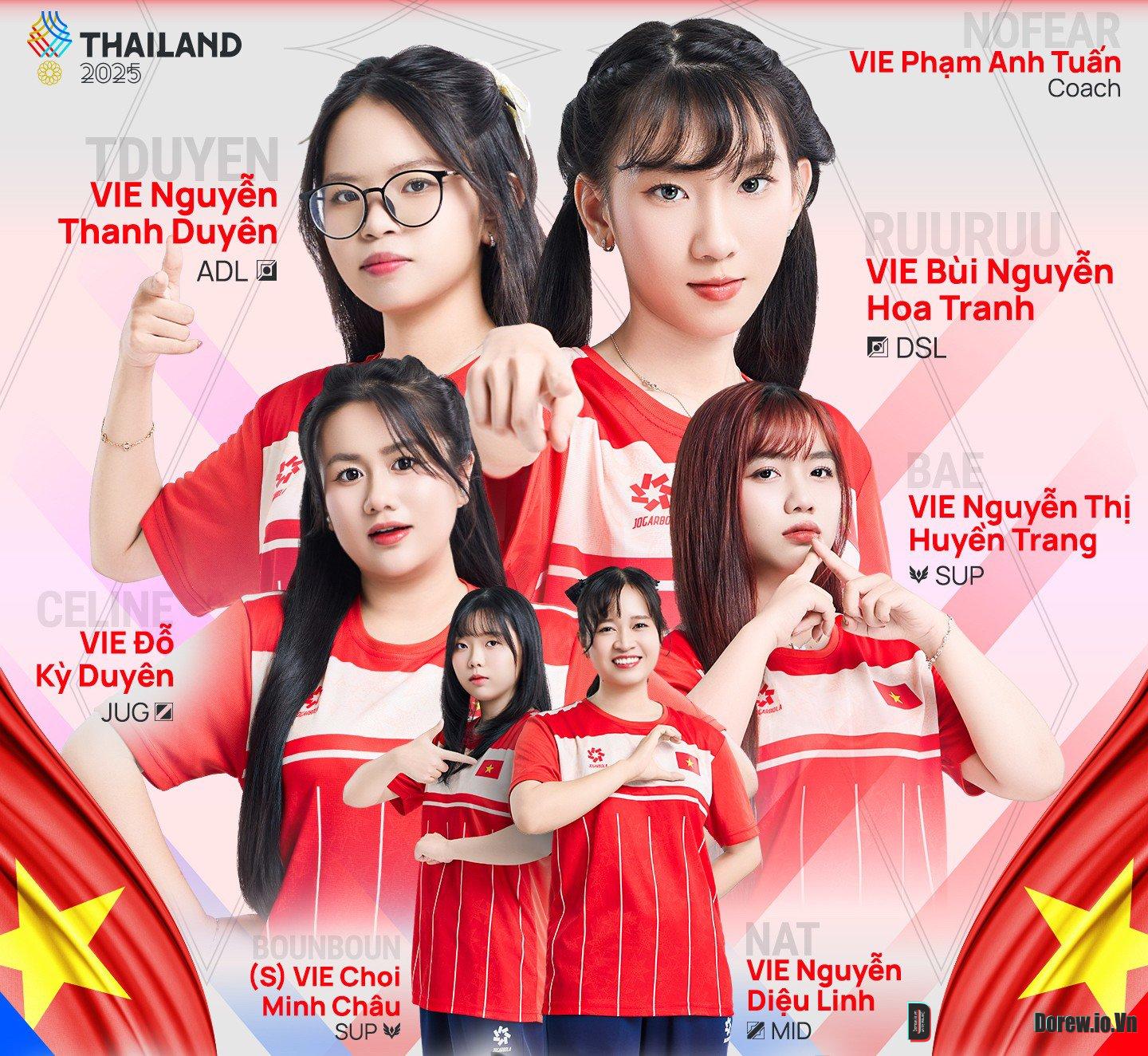 Hôm nay (15/12), dàn hotgirl Liên Quân Mobile Việt Nam đấu Thái Lan tại SEA Games 33