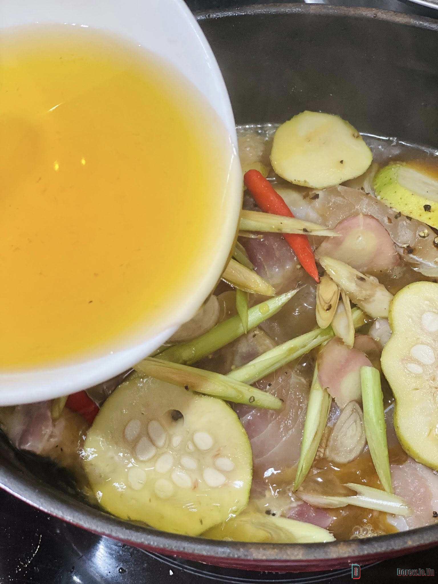 Cho nước chè xanh