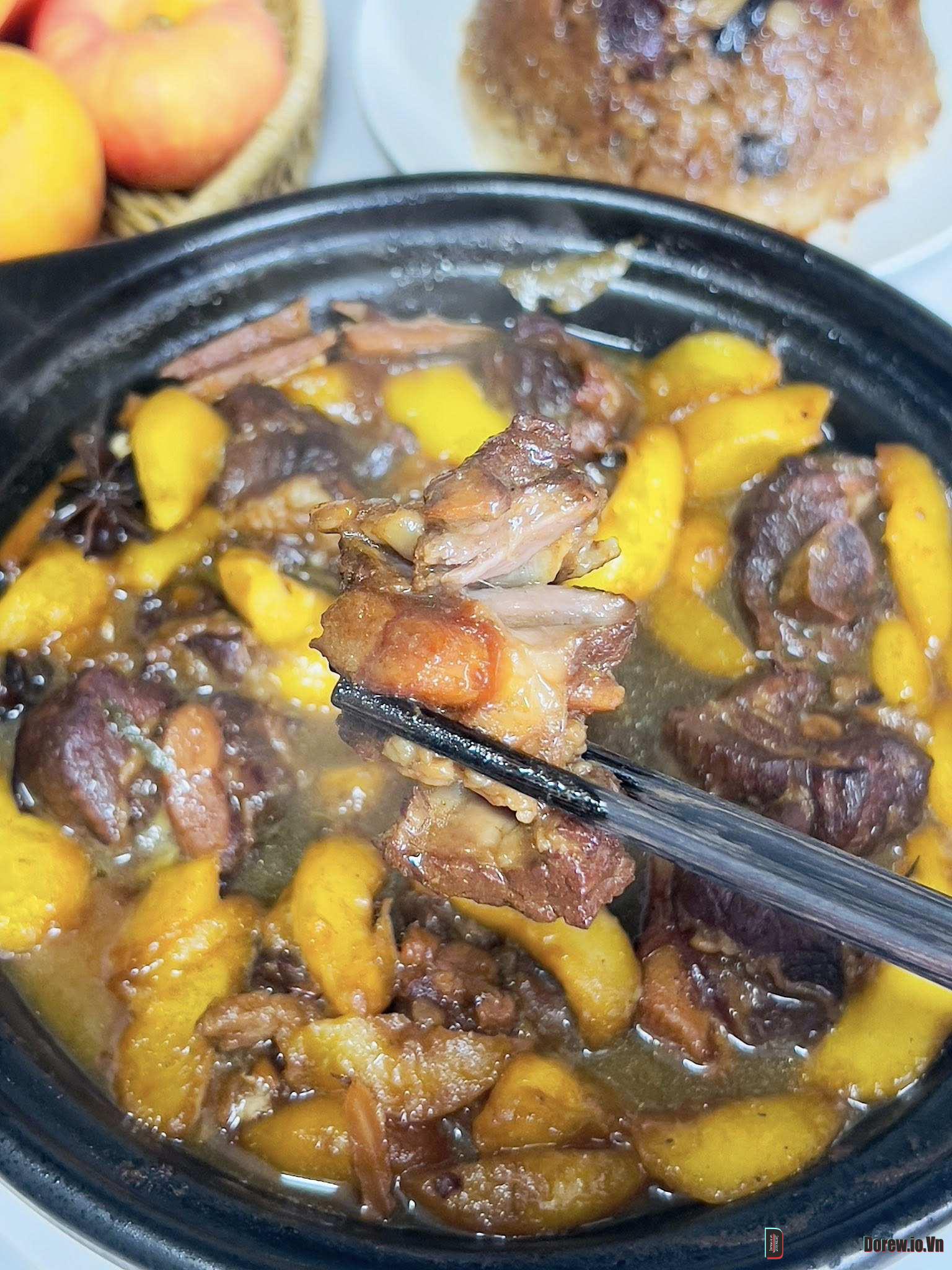Sườn kho đào 7
