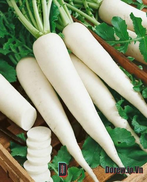 Củ cải trắng cắt lát