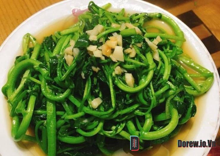 Cải Xoong Xào Tỏi