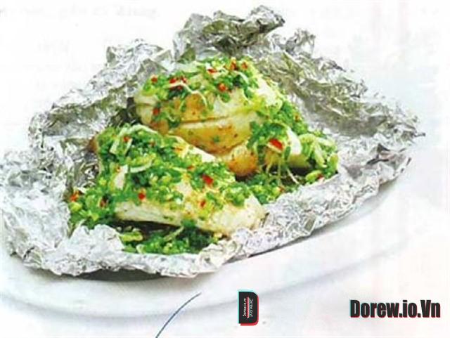 Cá lóc nướng hẹ