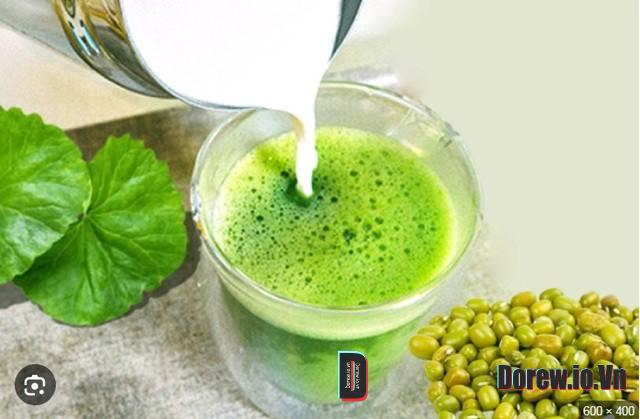 Nước ép rau má đậu xanh