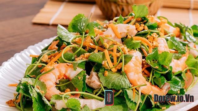 Gỏi rau má tôm thịt