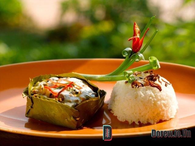 Cá hấp lá chuối 2