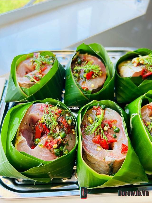 Cá hấp lá chuối 3