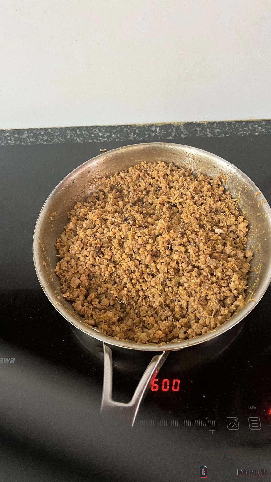 xào thịt tôm