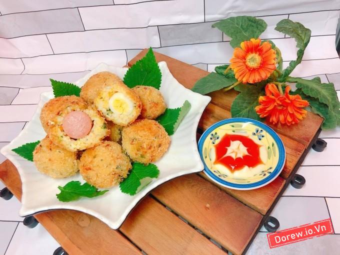 Cơm cuộn chiên xù