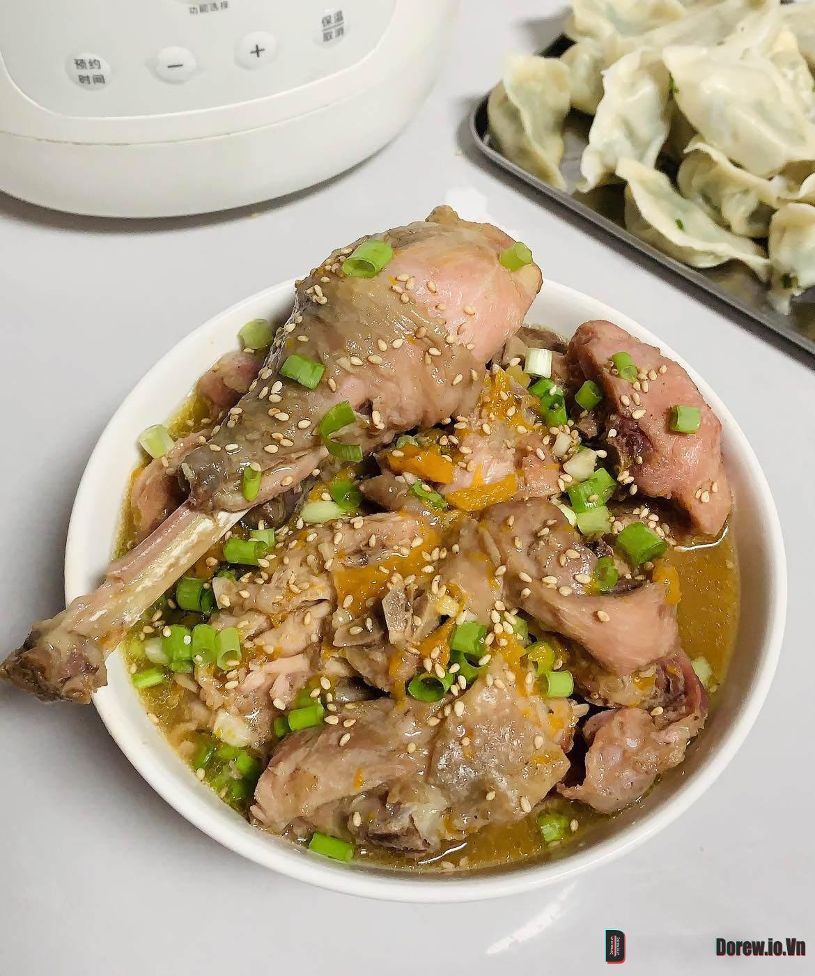 Gà hấp rau củ 1