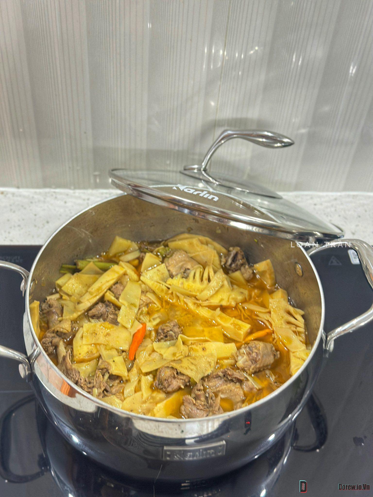 Vịt xáo măng 4