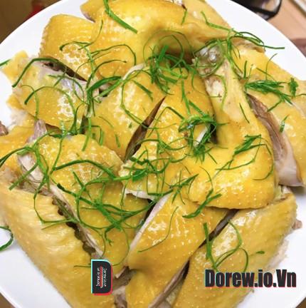 Cháo gà lá chanh
