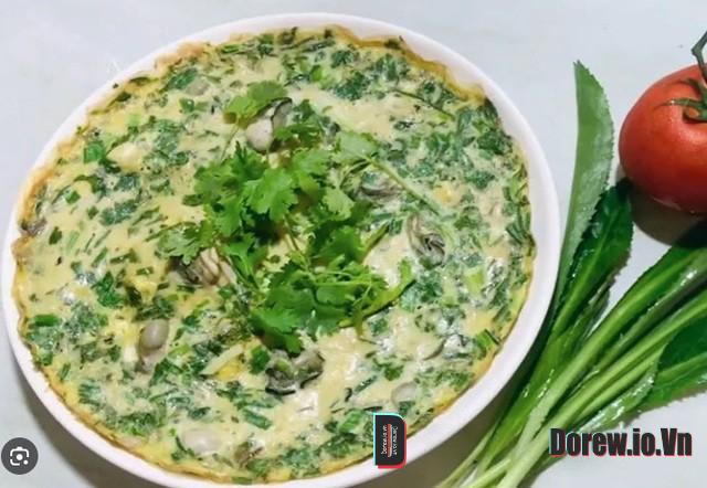 Trứng hấp ngò gai