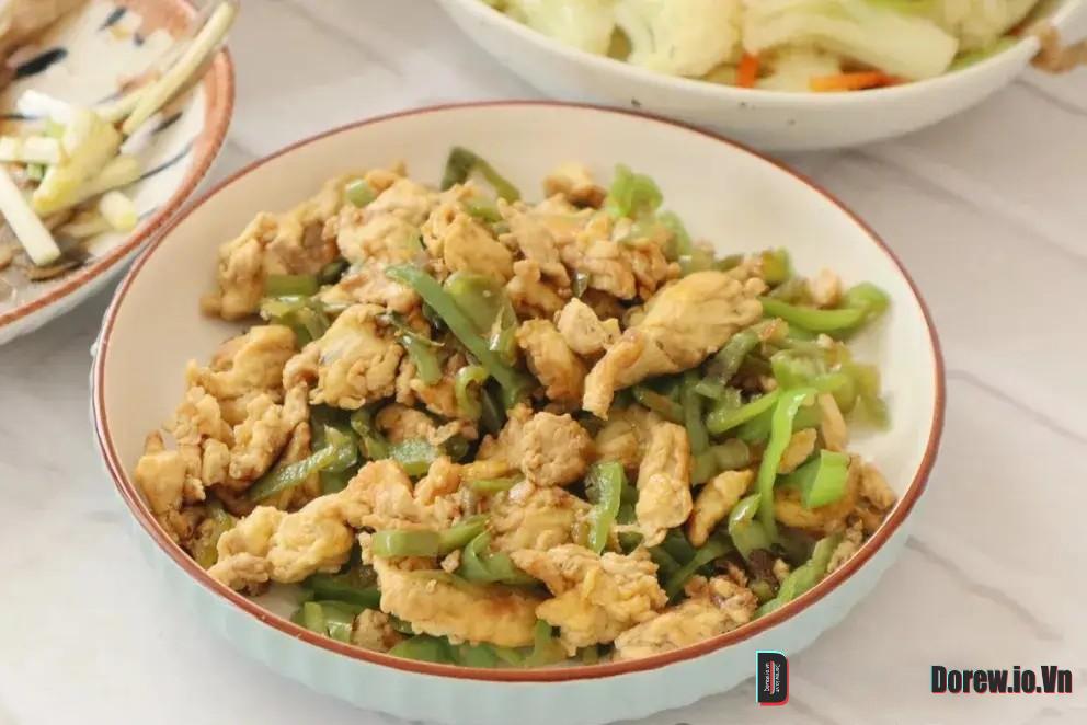 Trứng Xào Ớt Xanh