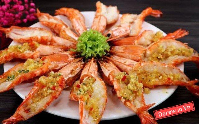 Tôm chiên bơ tỏi chanh